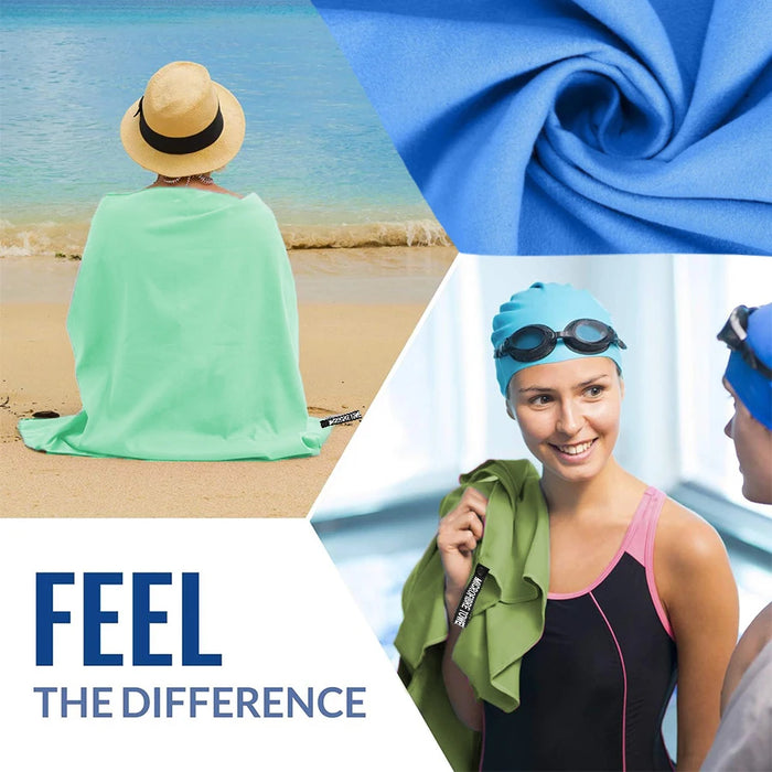 Quick-Dry Microfiber Sports Towel for Travel & Outdoor Activities