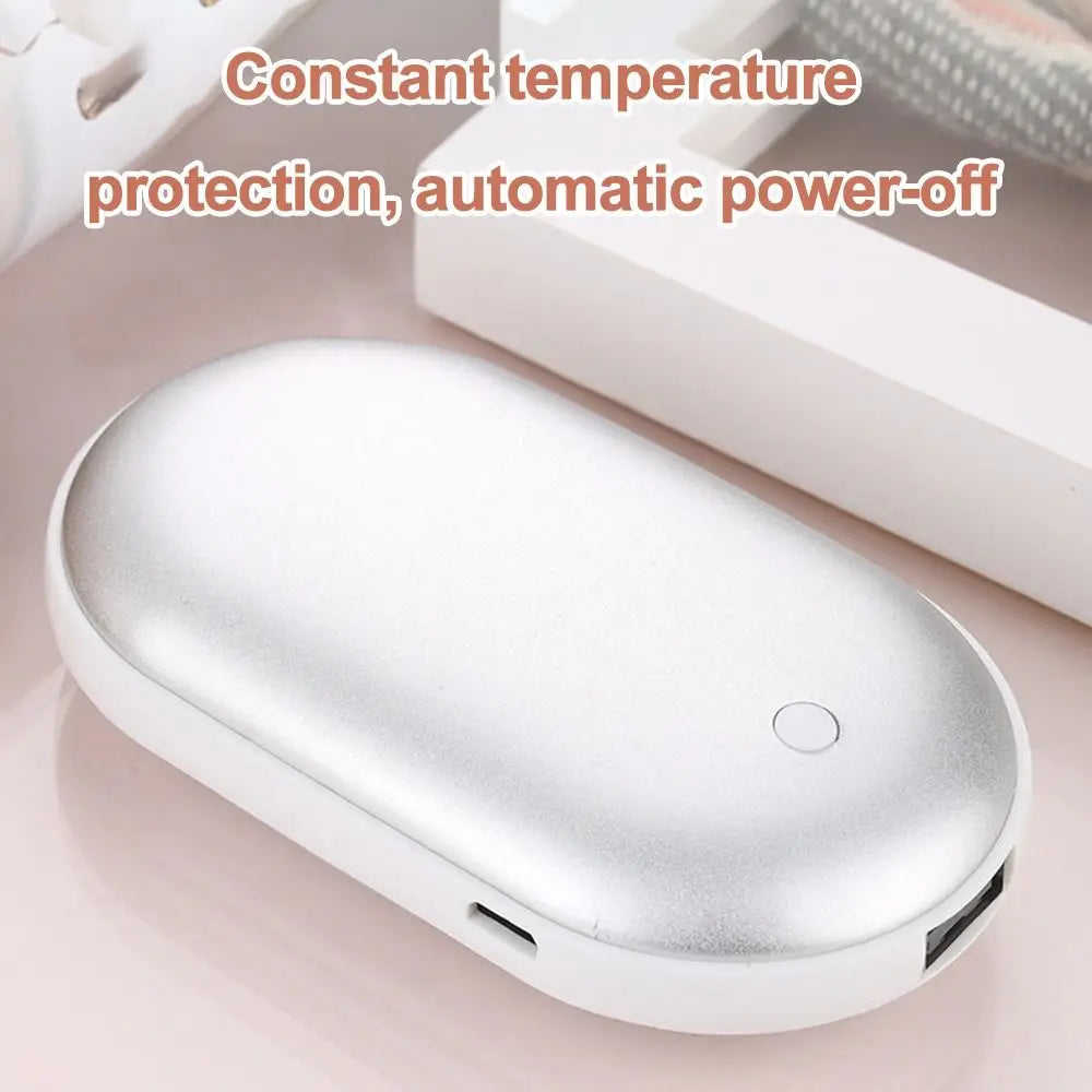 2-in-1 Rechargeable Hand Warmer & Power Bank