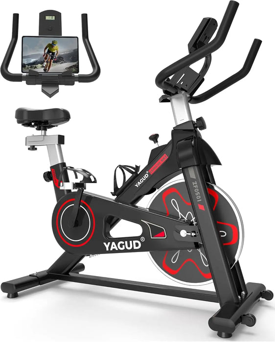 Indoor Exercise Bike with Comfortable Seat Cushion