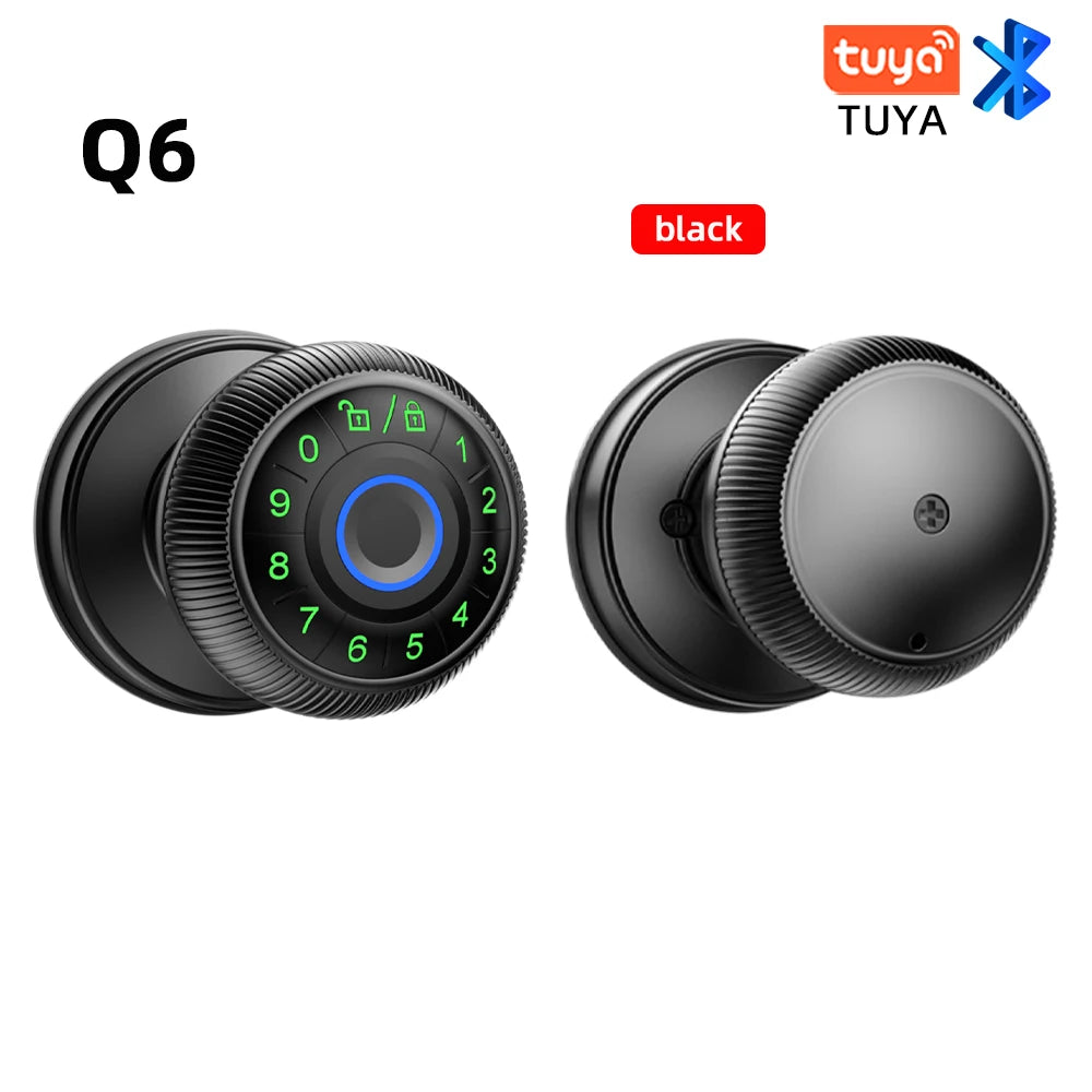 Smart Fingerprint Door Lock with Tuya App Control