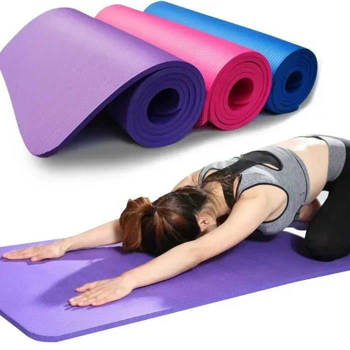 6MM Thick EVA Yoga Mat – Anti-Skid Fitness Mat for Yoga, Pilates, and Exercise