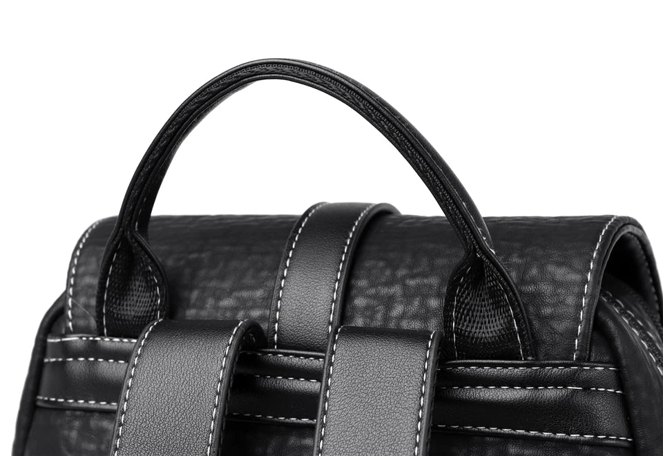 Fashion Backpacks Female High Quality Leather Bagpack for Women Rucksacks Large Capacity School Bag Ladies Travel Bags Mochilas