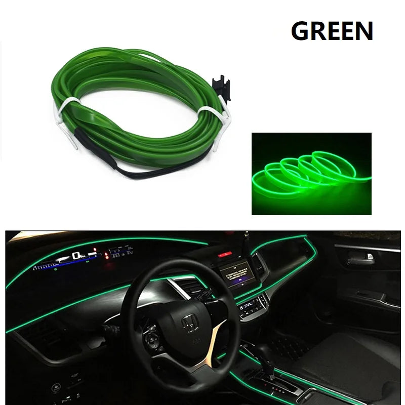 5/10M Car Interior LED Decorative Light Strips