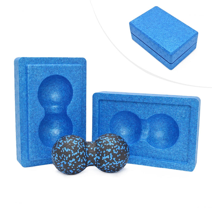 2-in-1 Yoga Block & Peanut Ball for Muscle Recovery and Fascia Release