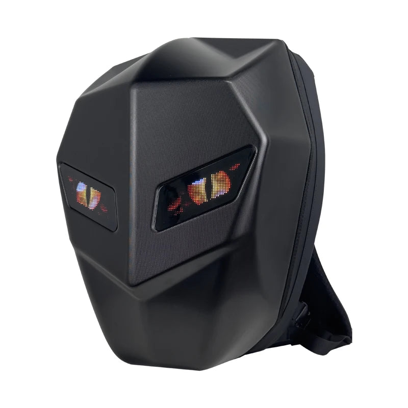 LED Backpack For Man Hard Shell LED Motorcycle Cycling Helmet Backpack for woman Business Travel Waterproof Laptop Backpack