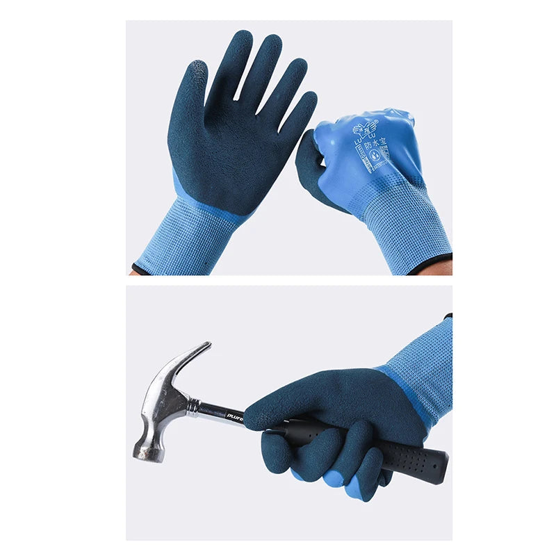 Waterproof Latex Coated Work Gloves