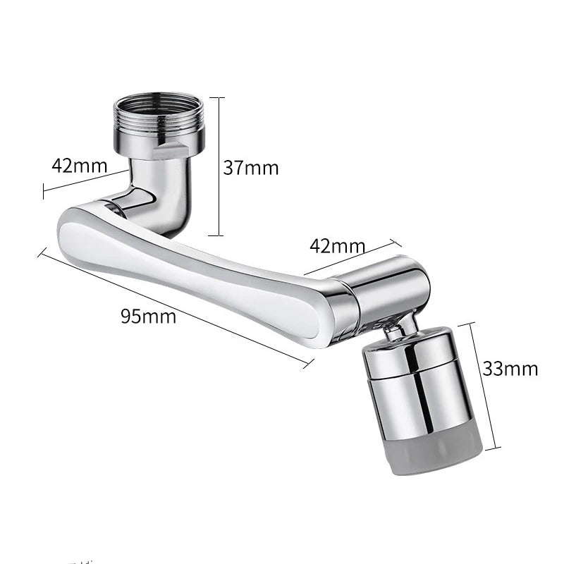 1080° Swivel Stainless Steel Faucet Extender