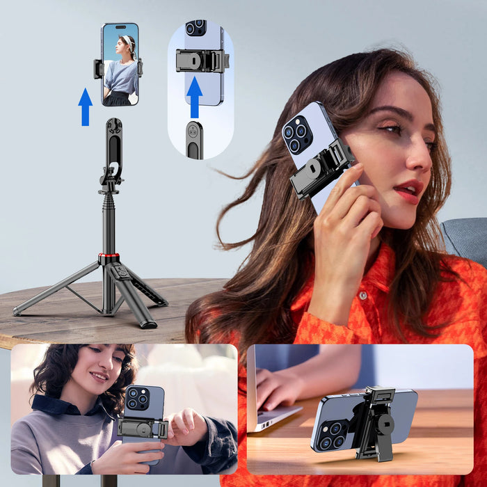 Selfie Stick Tripod with 360° Rotation & Bluetooth