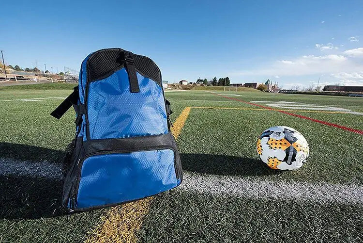 Large Sports Soccer Bag - Soccer Backpack & Bags for Basketball, Volleyball & Football with Separate Cleat and Shoes Compartment