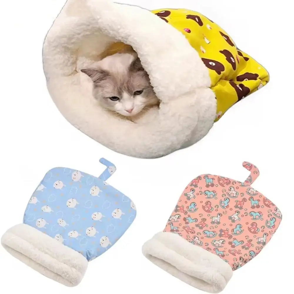 Warm and Cozy Cat Sleeping Bag Nest