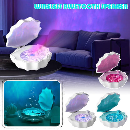FLEXSAC™-LED SEASHELL AROMATHERAPY DIFFUSER & SPEAKER