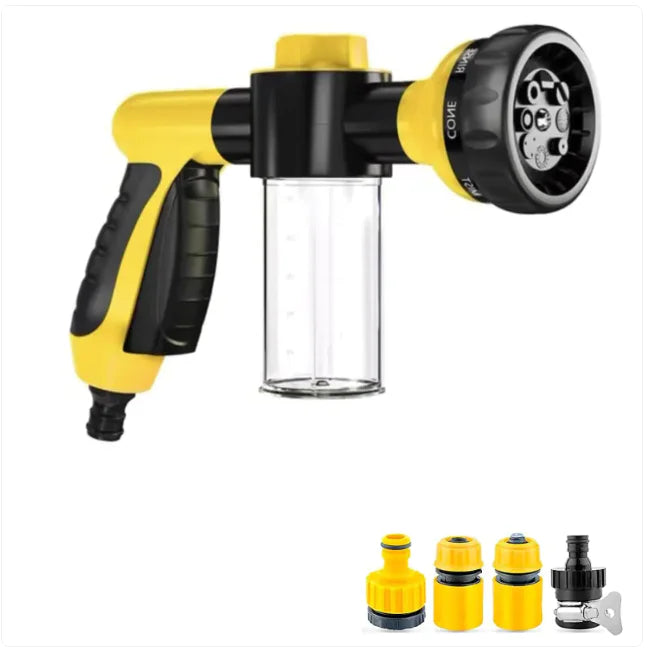 High-Pressure Pet Shower Sprayer & Grooming Comb