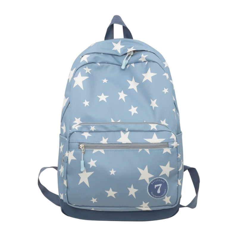 Side view showing softback structure and pockets