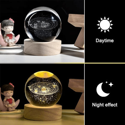 FLEXSAC™-Night Light Galaxy Crystal Ball Lamp
