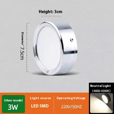 Non-Perforated Ceiling Light