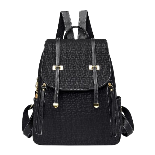 Yilijiaoren Leather Backpack Front JPG