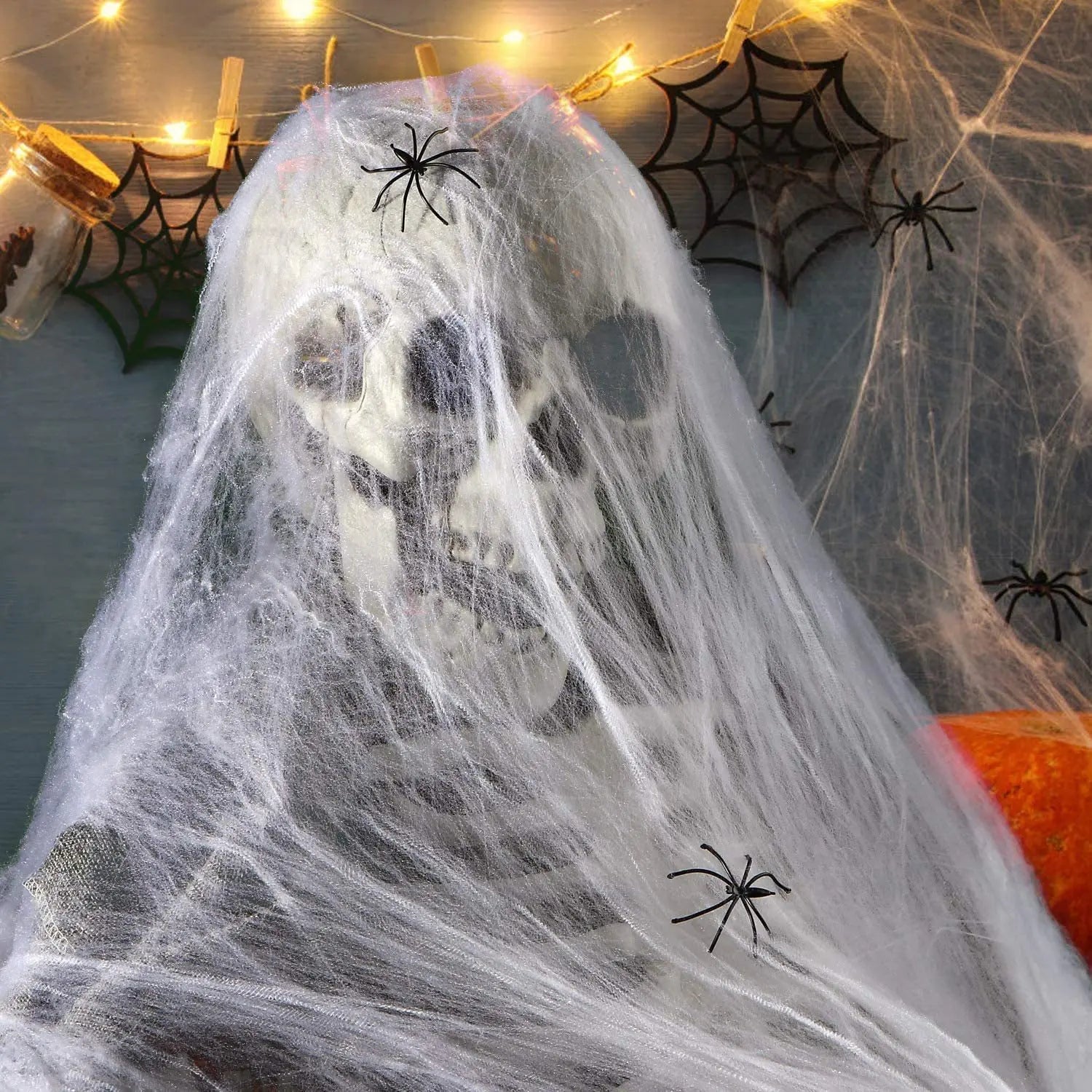 Stretchy Halloween Spider Web