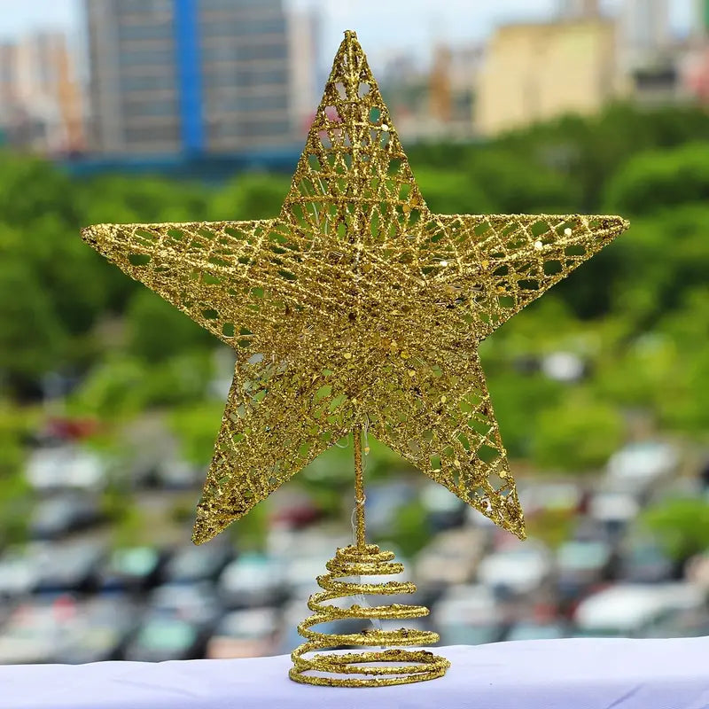 LED Christmas Star Tree Topper