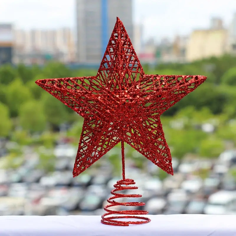 LED Christmas Star Tree Topper