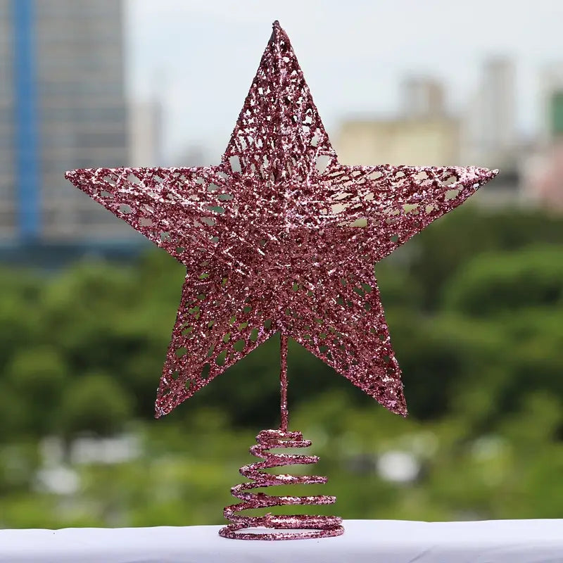 LED Christmas Star Tree Topper