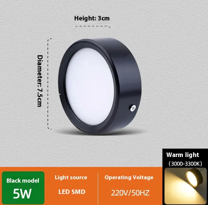 Non-Perforated Ceiling Light
