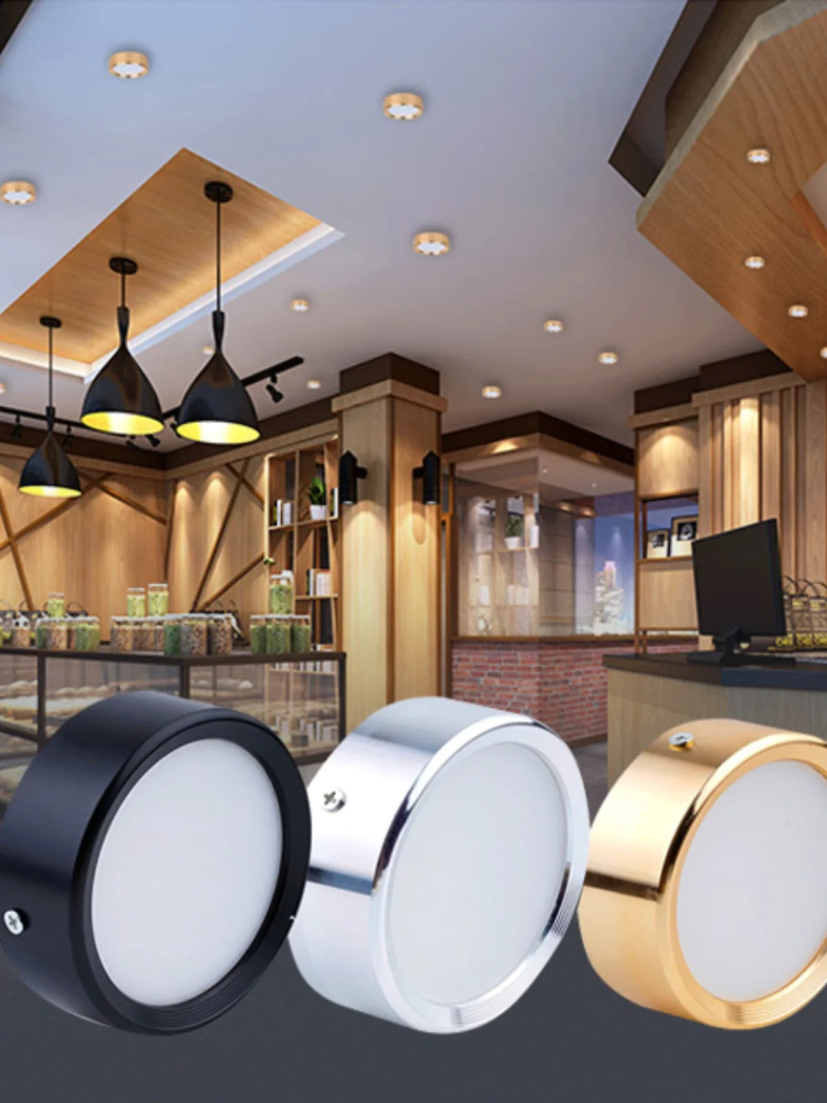 Non-Perforated Ceiling Light