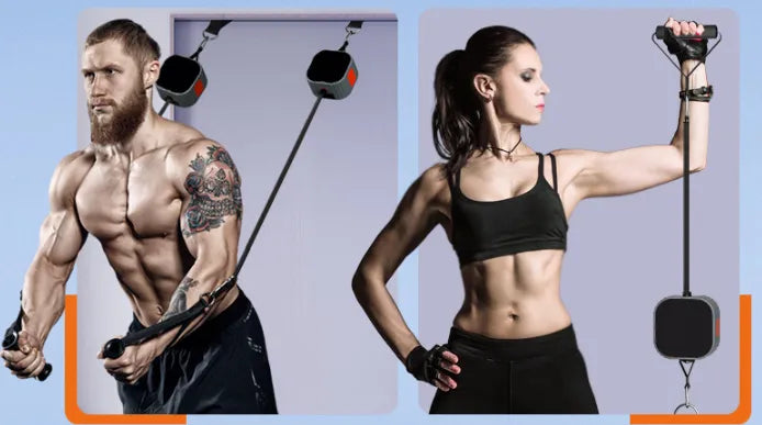 Multifunctional Fitness Chest Expander & Rowing Machine